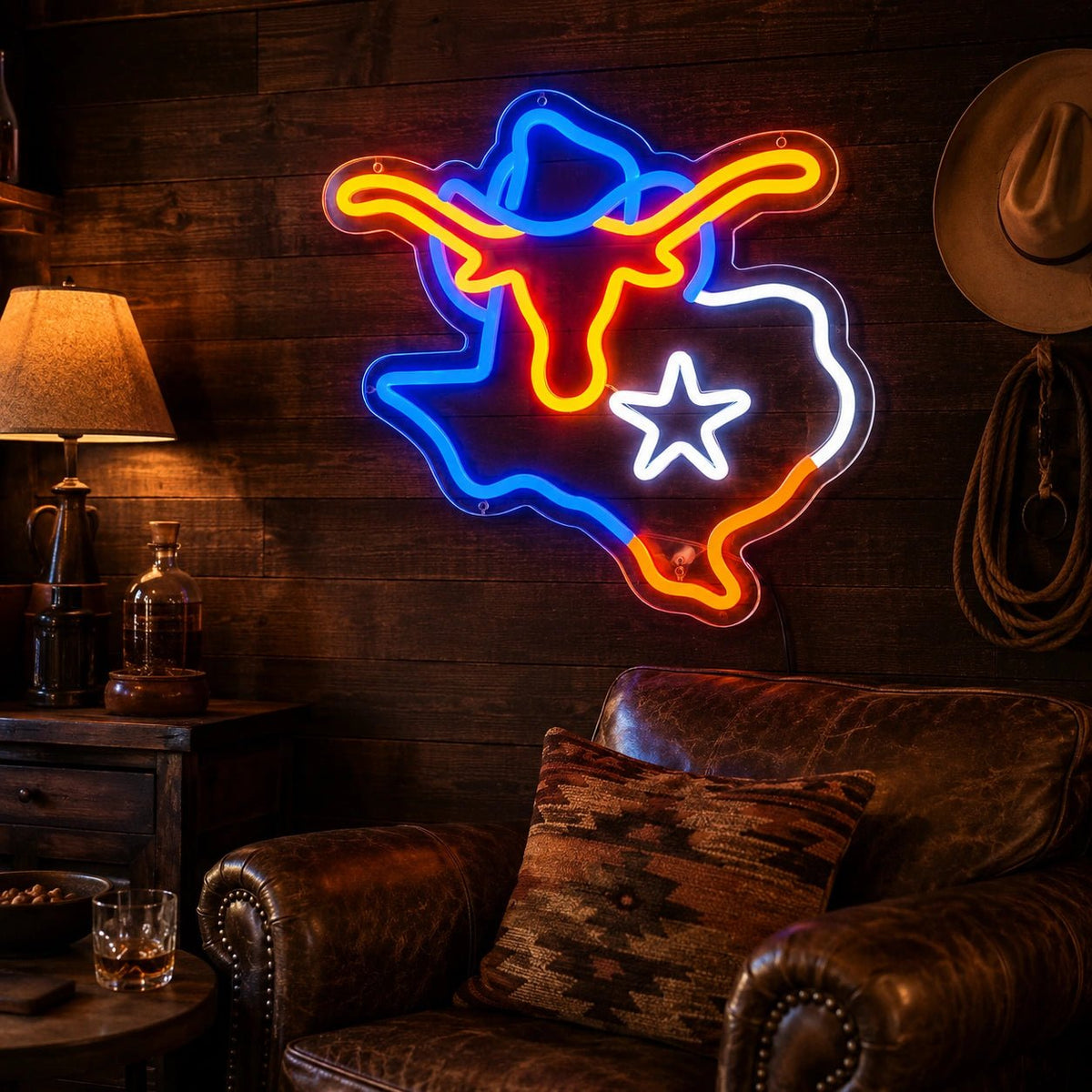 Texas Longhorn LED Neon Sign - Shineneon