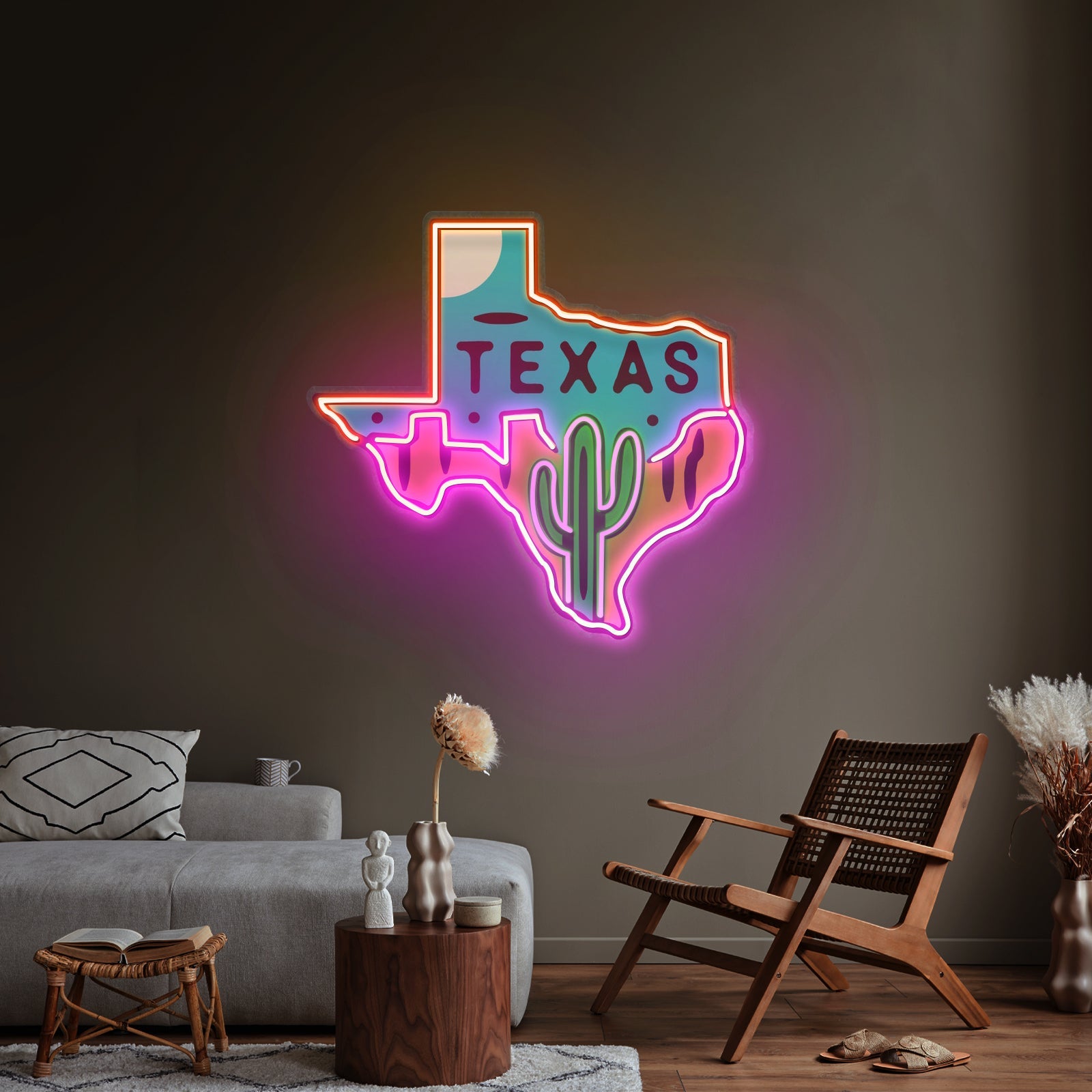 Texas Map Led Neon Sign Light Custom Led Signs - Shineneon