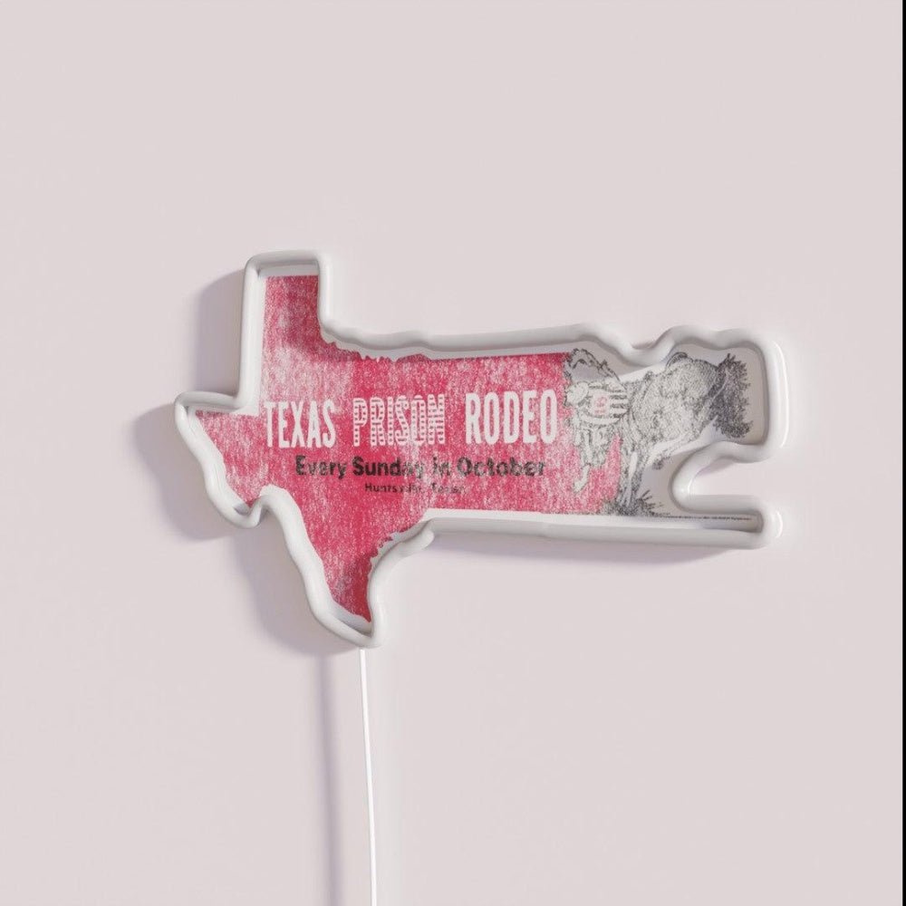 Texas Prison Rodeo Rgb Led Neon Sign - Shineneon