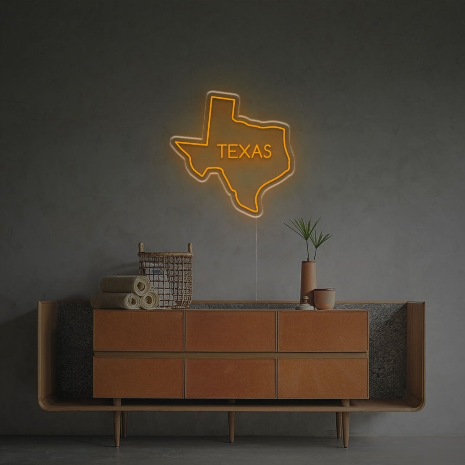 Texas State Outline Led Neon Sign For Bars - Shineneon