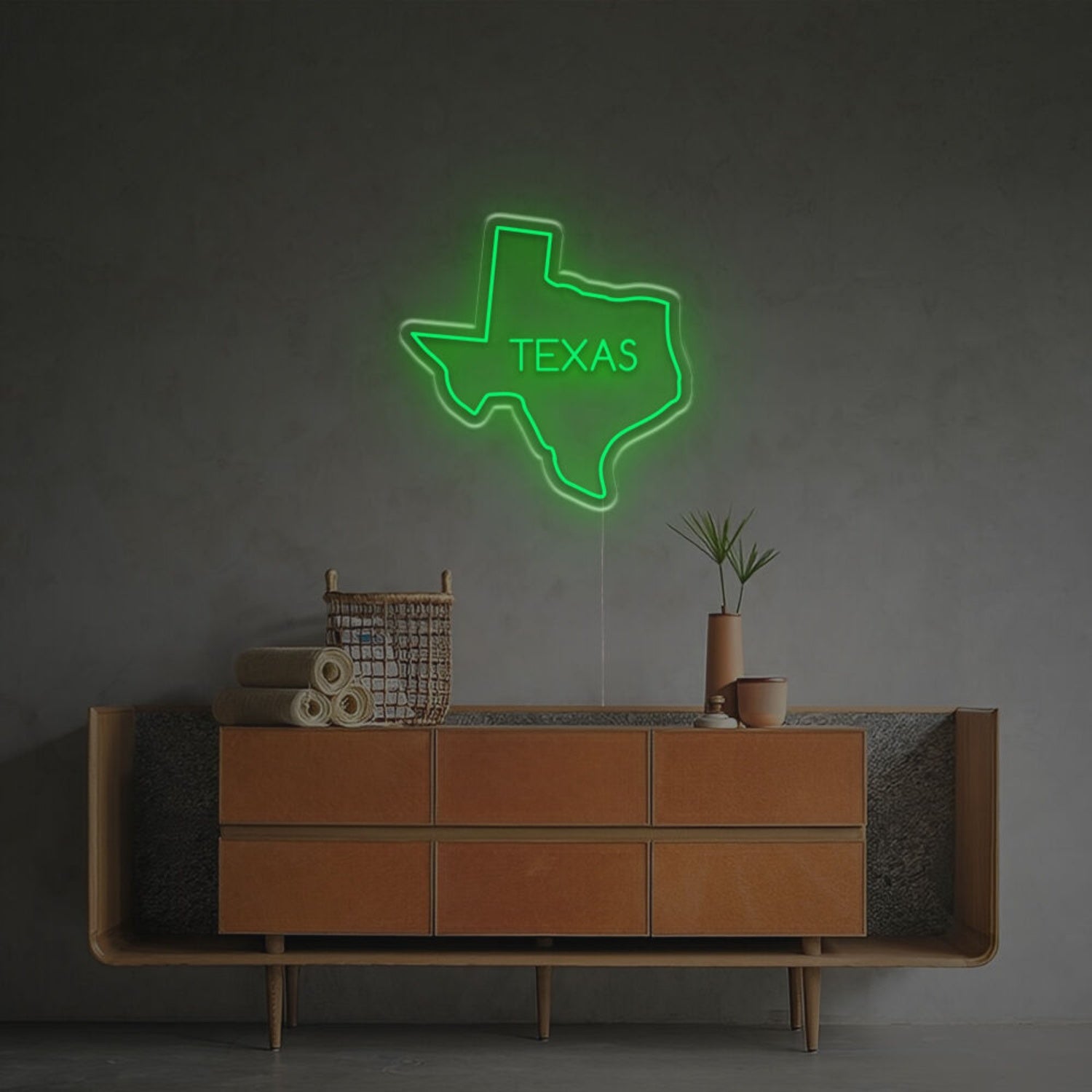 Texas State Outline Led Neon Sign For Bars - Shineneon