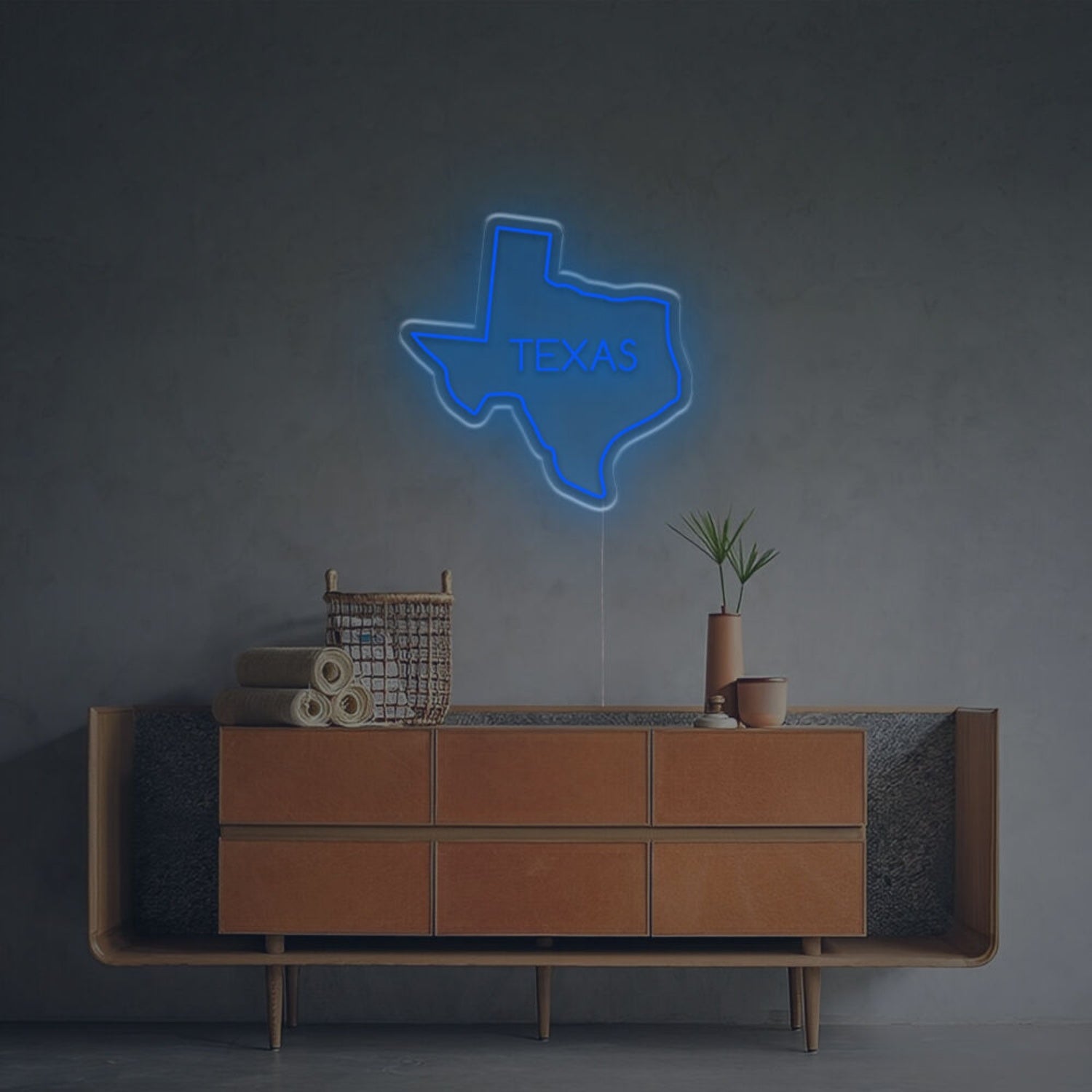 Texas State Outline Led Neon Sign For Bars - Shineneon