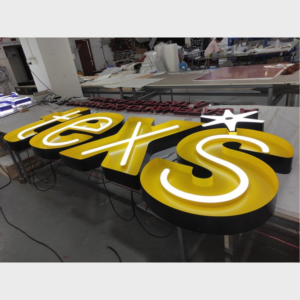Texs 3D Frontlit Channel Letters Led Light Sign