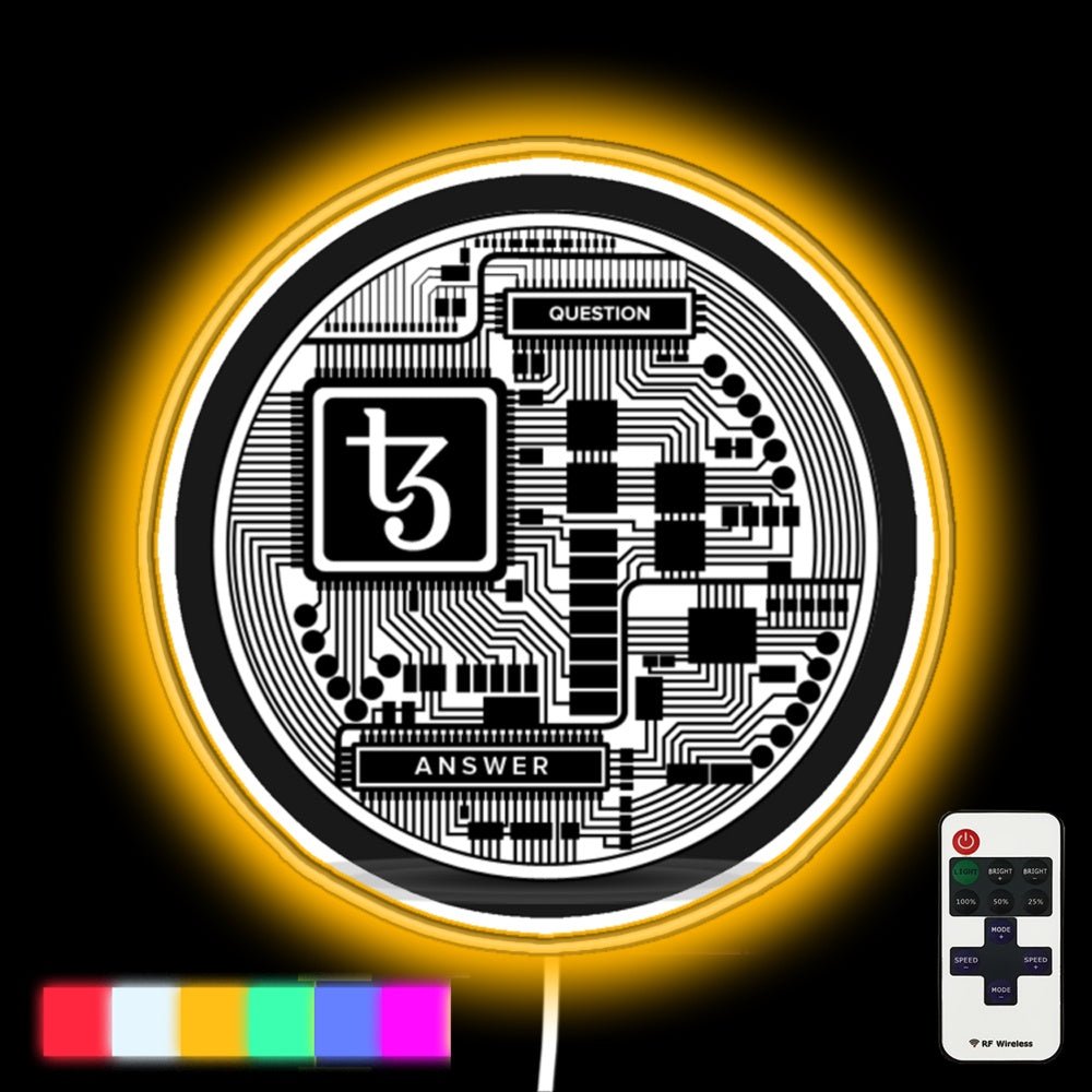 Tezos Crypto Led Neon Sign - Shineneon