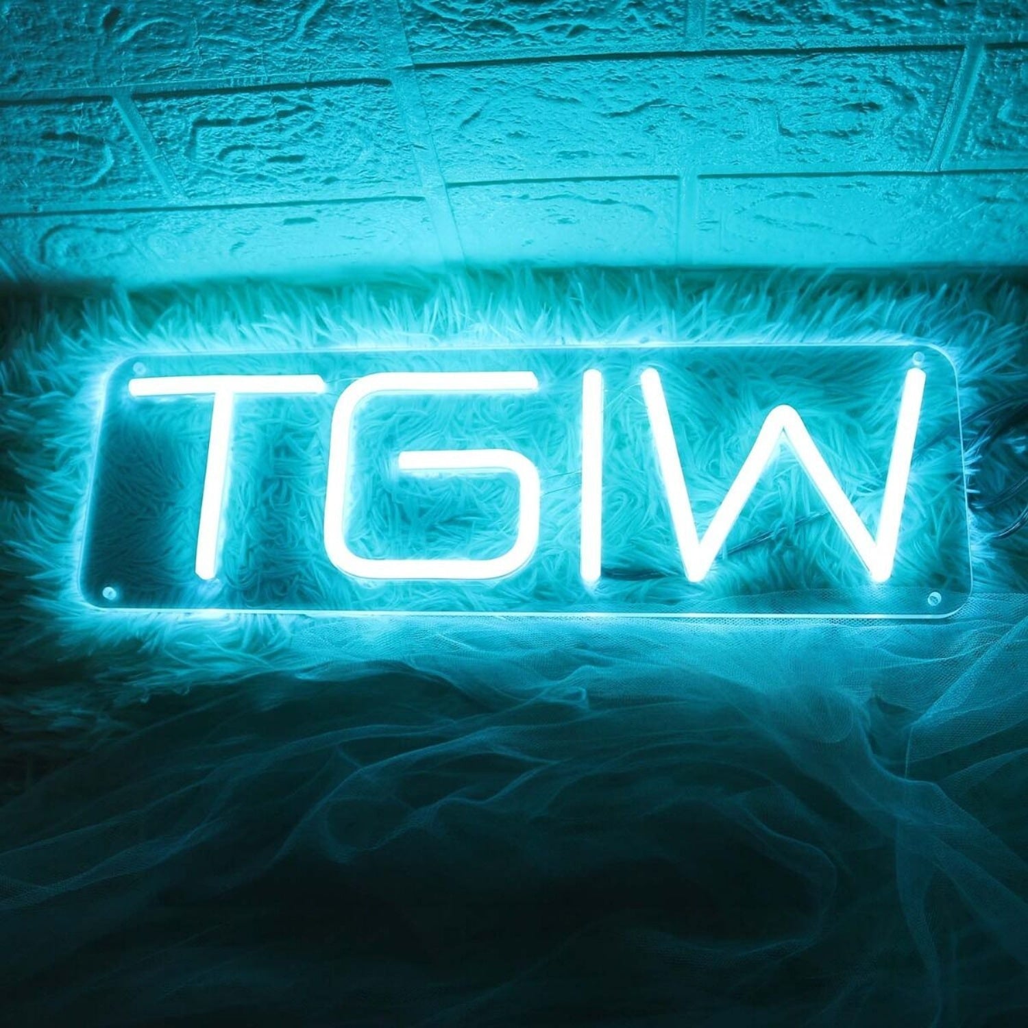 Tgiw Blue Led Neon Sign - Shineneon