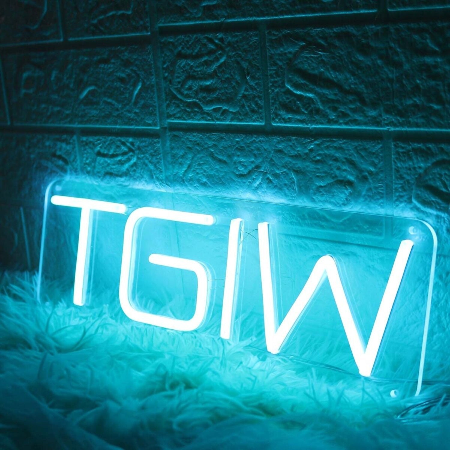 Tgiw Blue Led Neon Sign - Shineneon