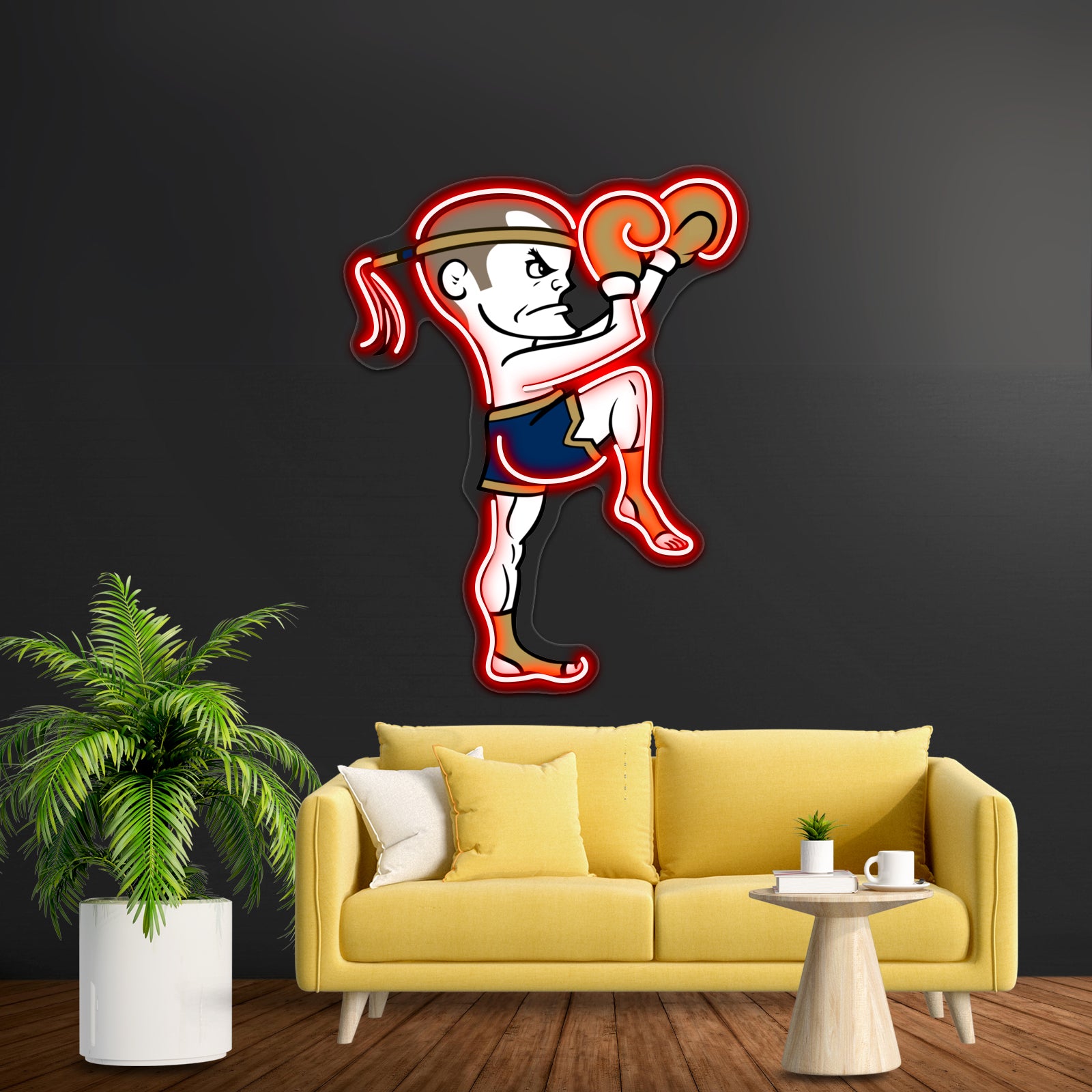 Thai Fightin Artwork Neon Signs For Sale | Shineneon