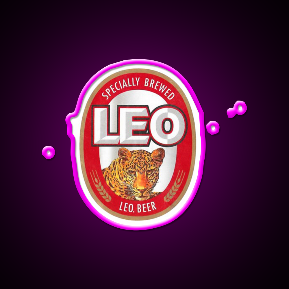 Thailand Leo Beer Classic Beer Bar Decor Led Neon Sign Rgb Color