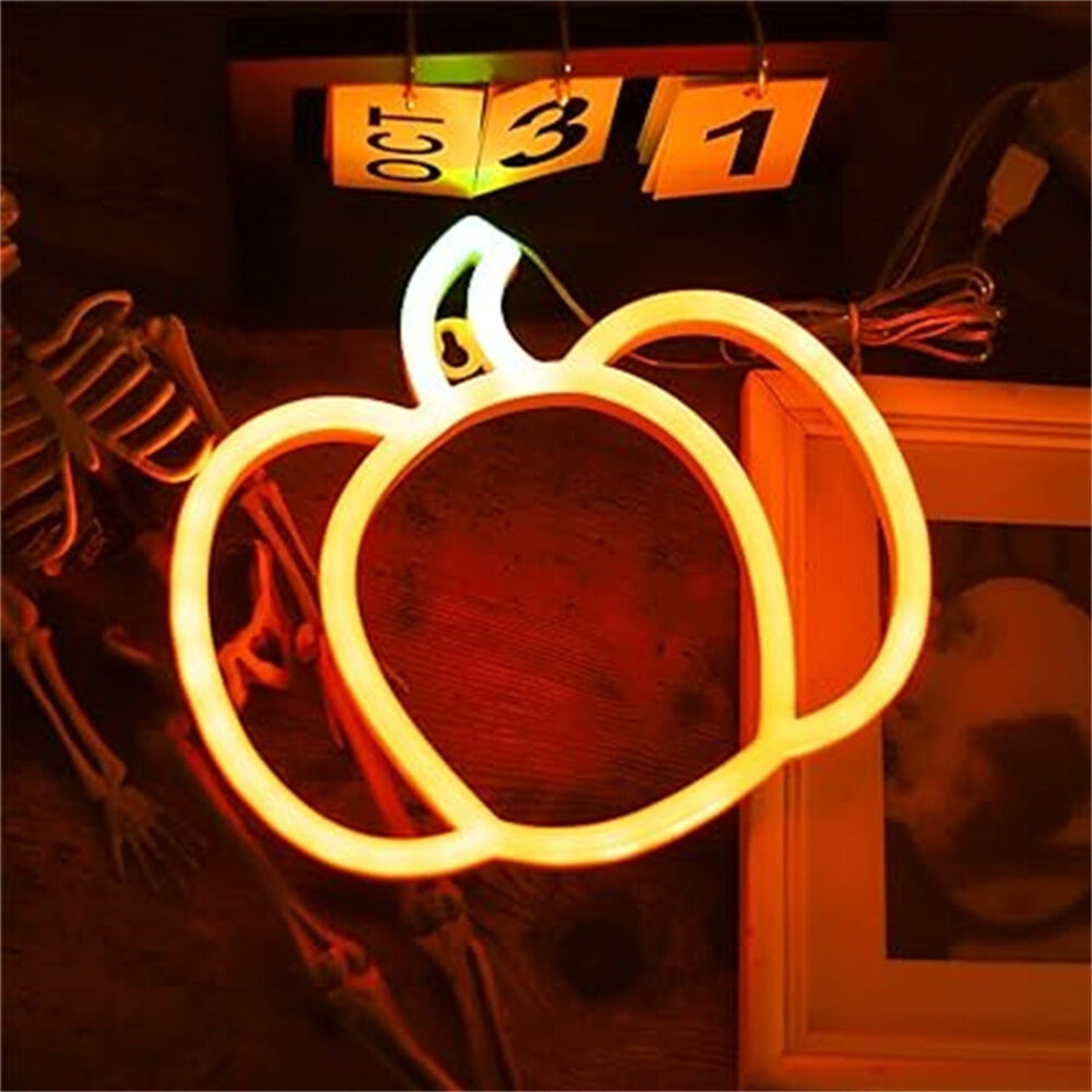 Thanksgiving Ambiance Pumpkin Led Neon Sign For Home Office - Shineneon