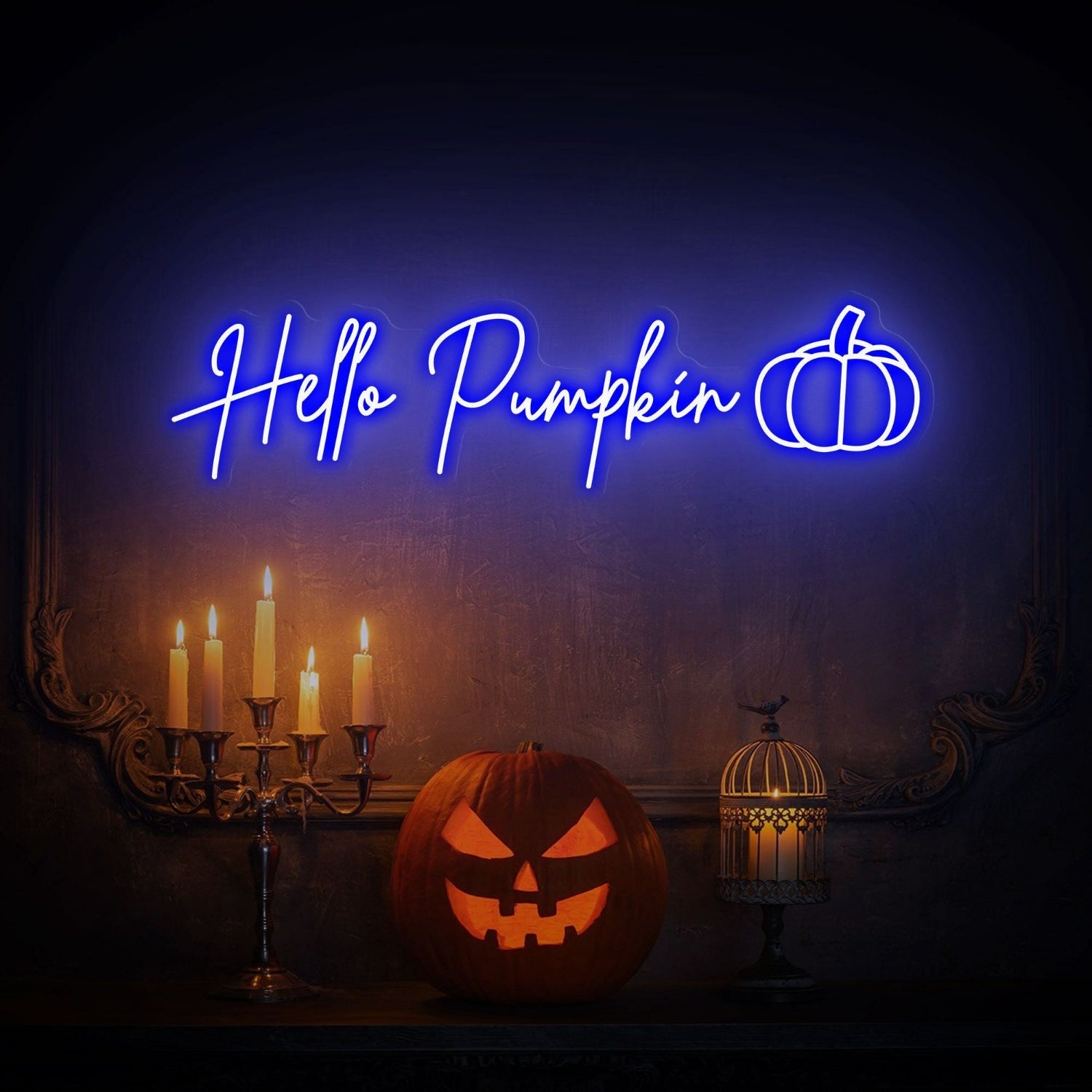 Thanksgiving Gatherings And Events Hello Pumpkin Led Neon Sign | Shineneon