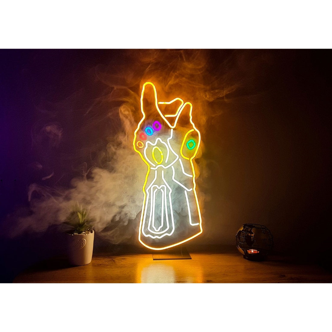 Thanos Infinity Gauntlet Led Led Sign Business Neon Sign
