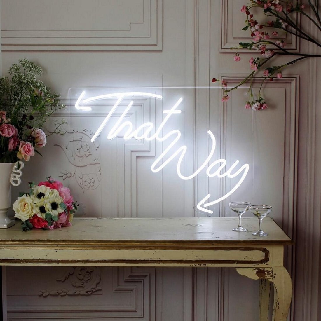That Way Led Sign Business Neon Sign - Shineneon