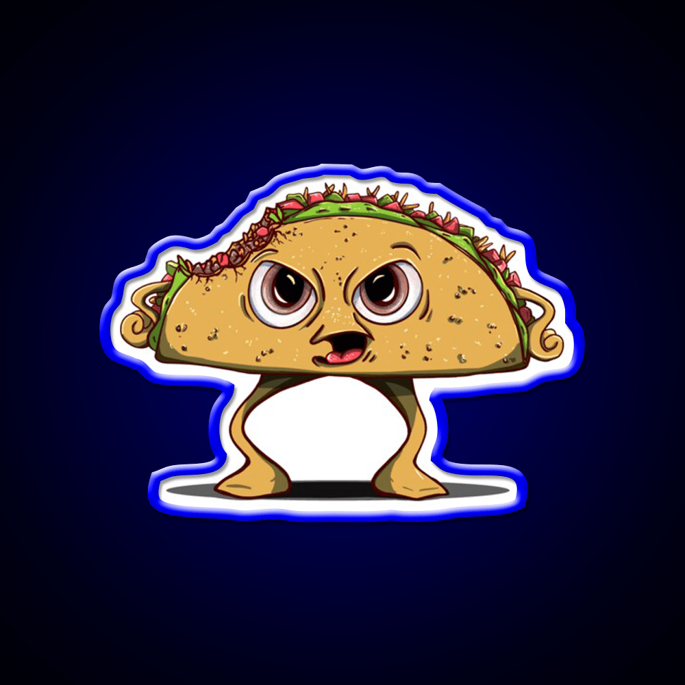 Thats One Angry Taco Led Neon Sign Mexican Food Sign Rgb Color - Shineneon
