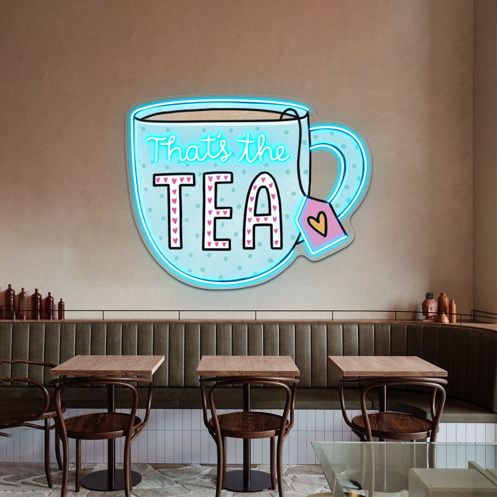 Thats The Tea Blue Led Neon Sign Wall Decor | Shineneon