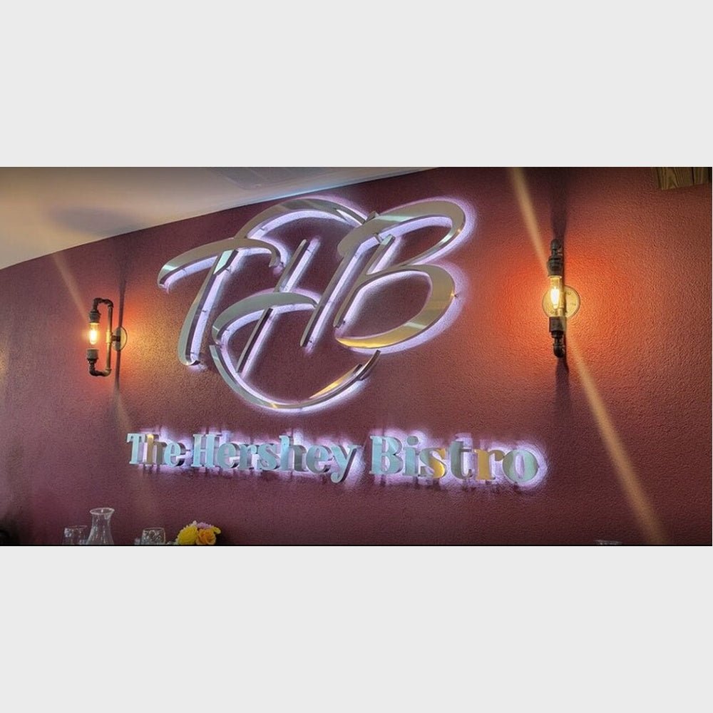 Thb The Hershey Bistro 3D Backlit Channel Letters Led Light Sign - Shineneon