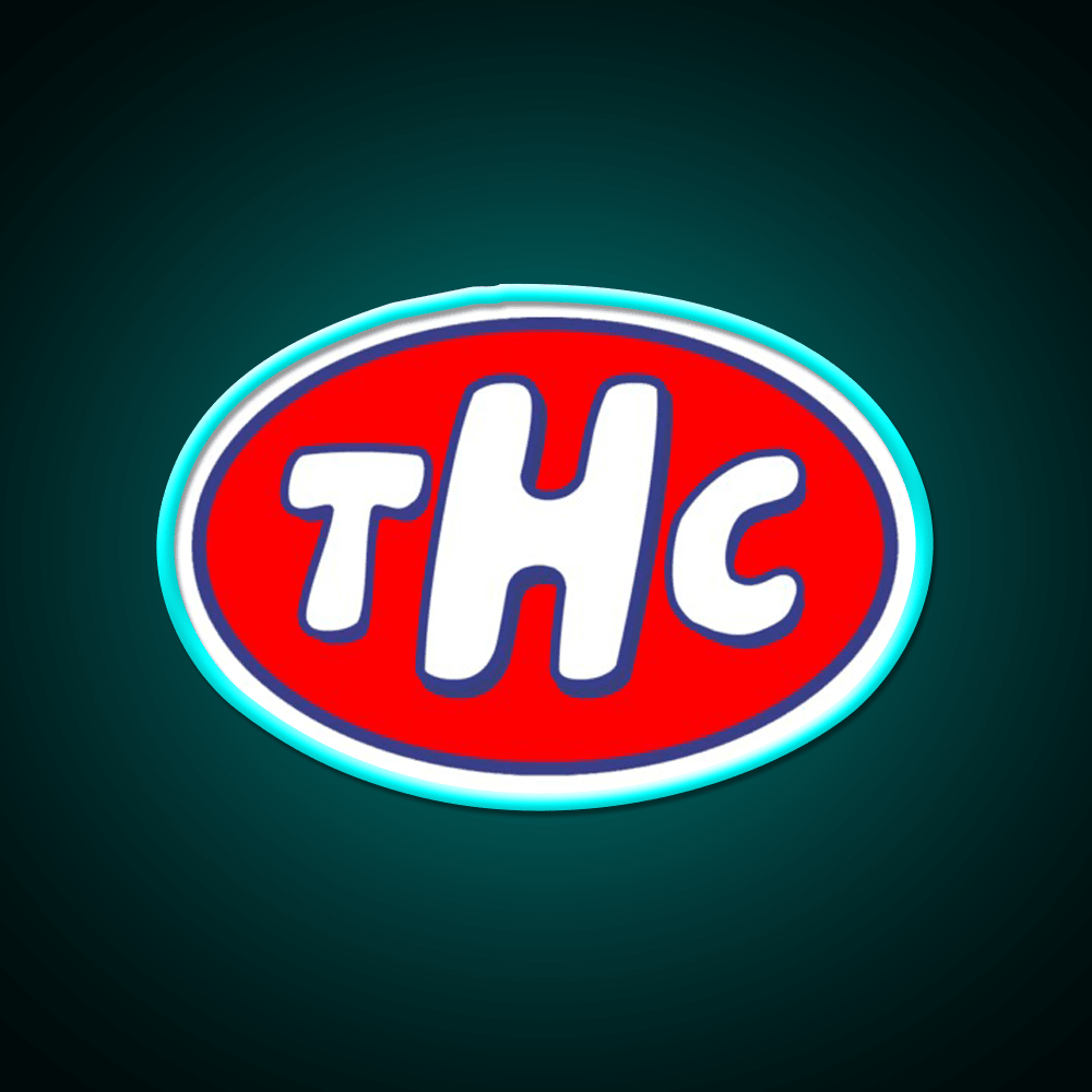 Thc Oil Hemp Inspired Green Leaf Led Neon Sign Rgb Color - Shineneon