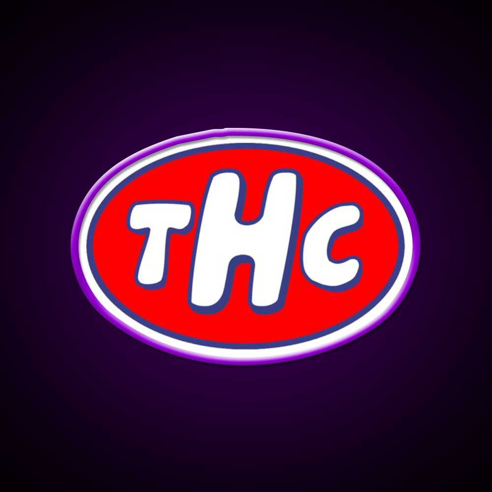 Thc Oil Hemp Inspired Green Leaf Led Neon Sign Rgb Color - Shineneon
