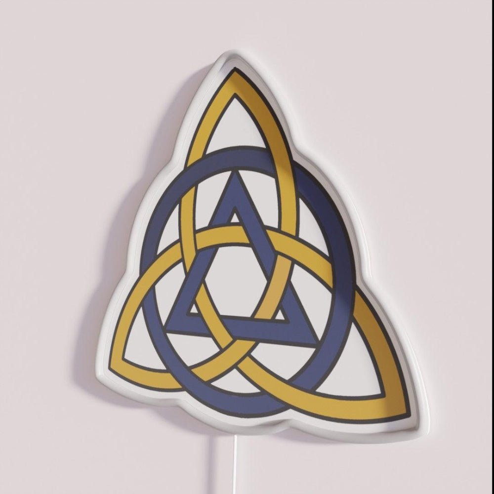 The Aa Triquetra Muted Rgb Led Neon Sign - Shineneon