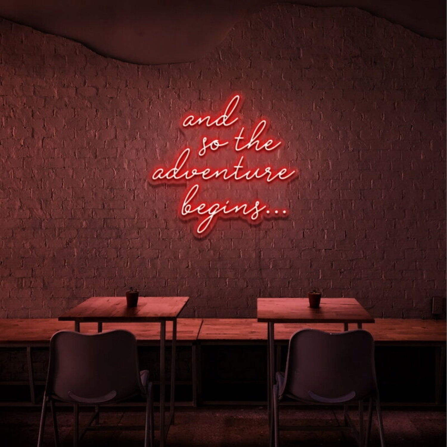 The Adventure Begins Led Neon Sign | Shineneon