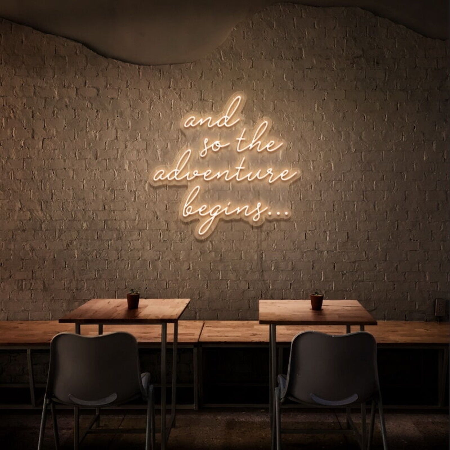 The Adventure Begins Led Neon Sign | Shineneon
