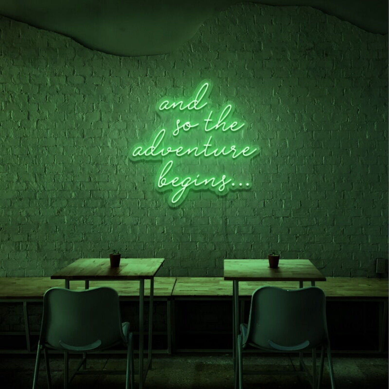 The Adventure Begins Led Neon Sign | Shineneon
