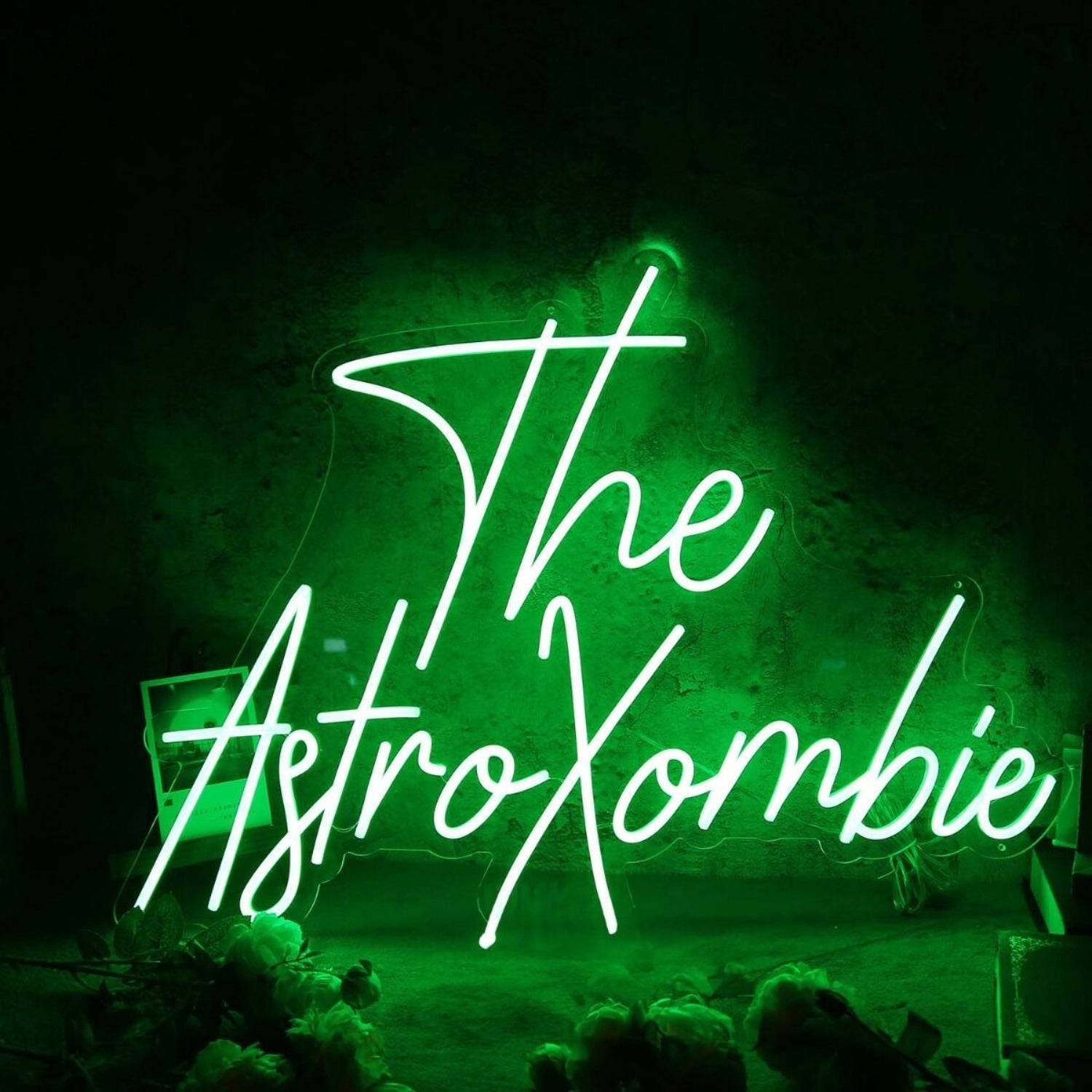 The Astro Xombie Green Led Neon Sign - Shineneon