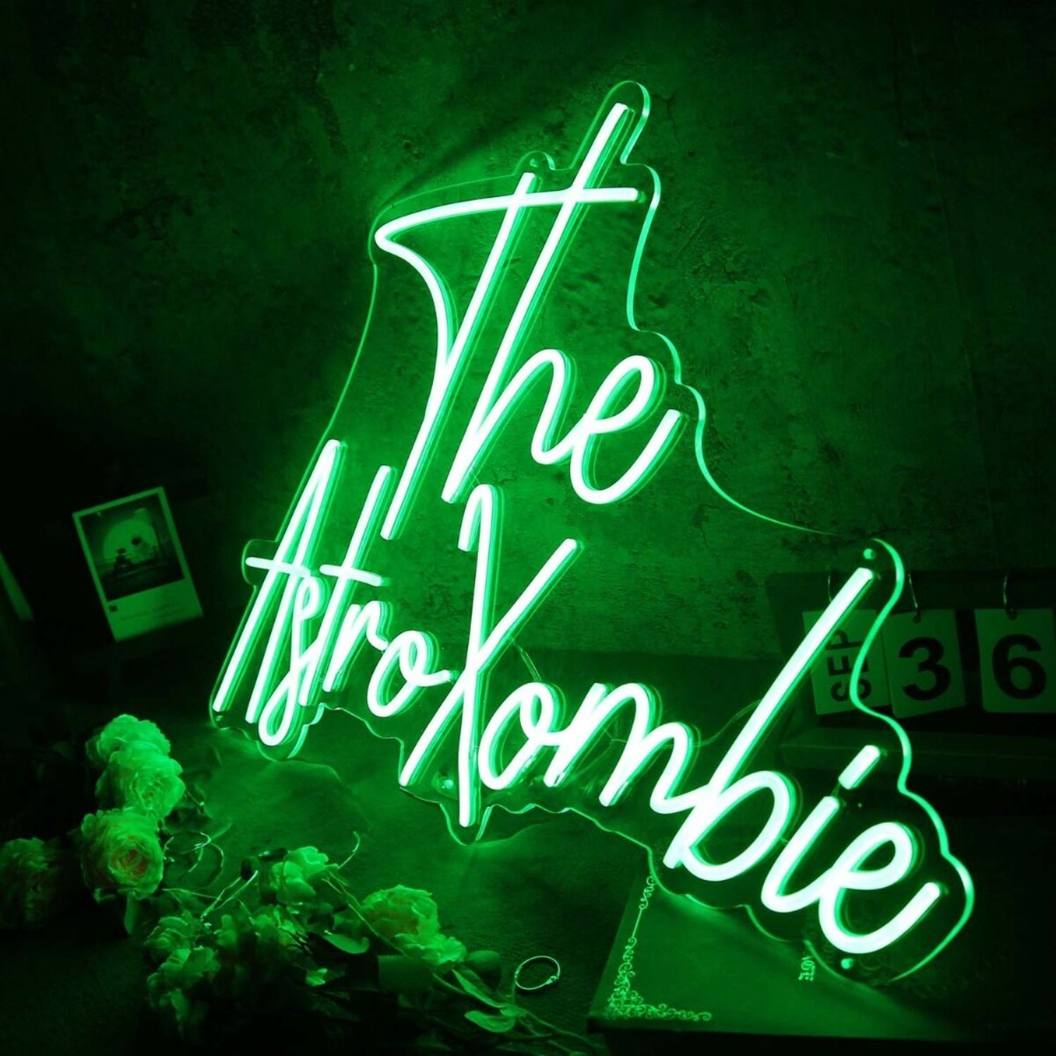 The Astro Xombie Green Led Neon Sign - Shineneon
