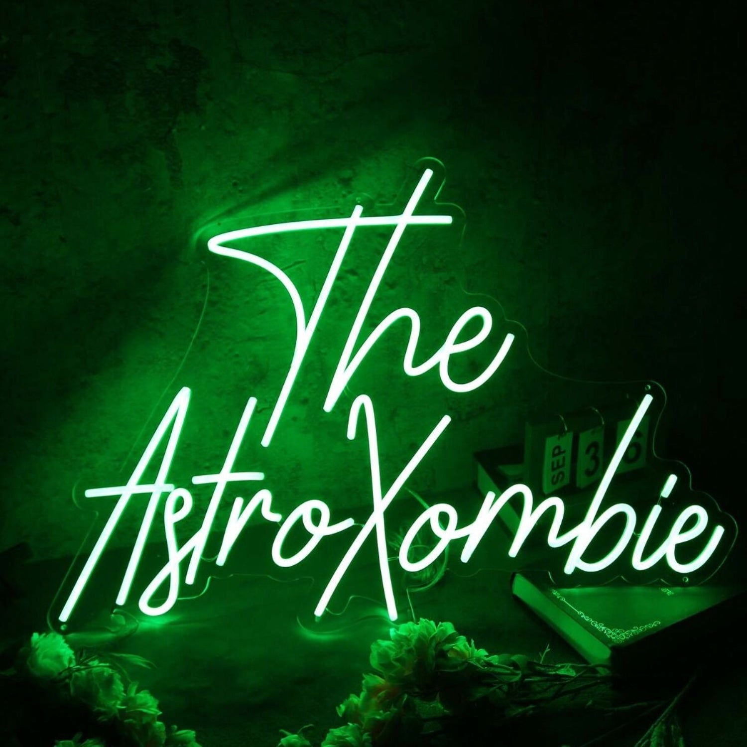 The Astro Xombie Green Led Neon Sign - Shineneon