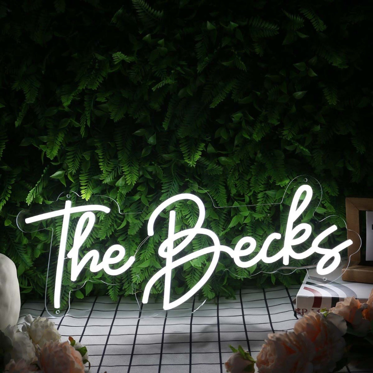 The Becks White Led Neon Sign - Shineneon