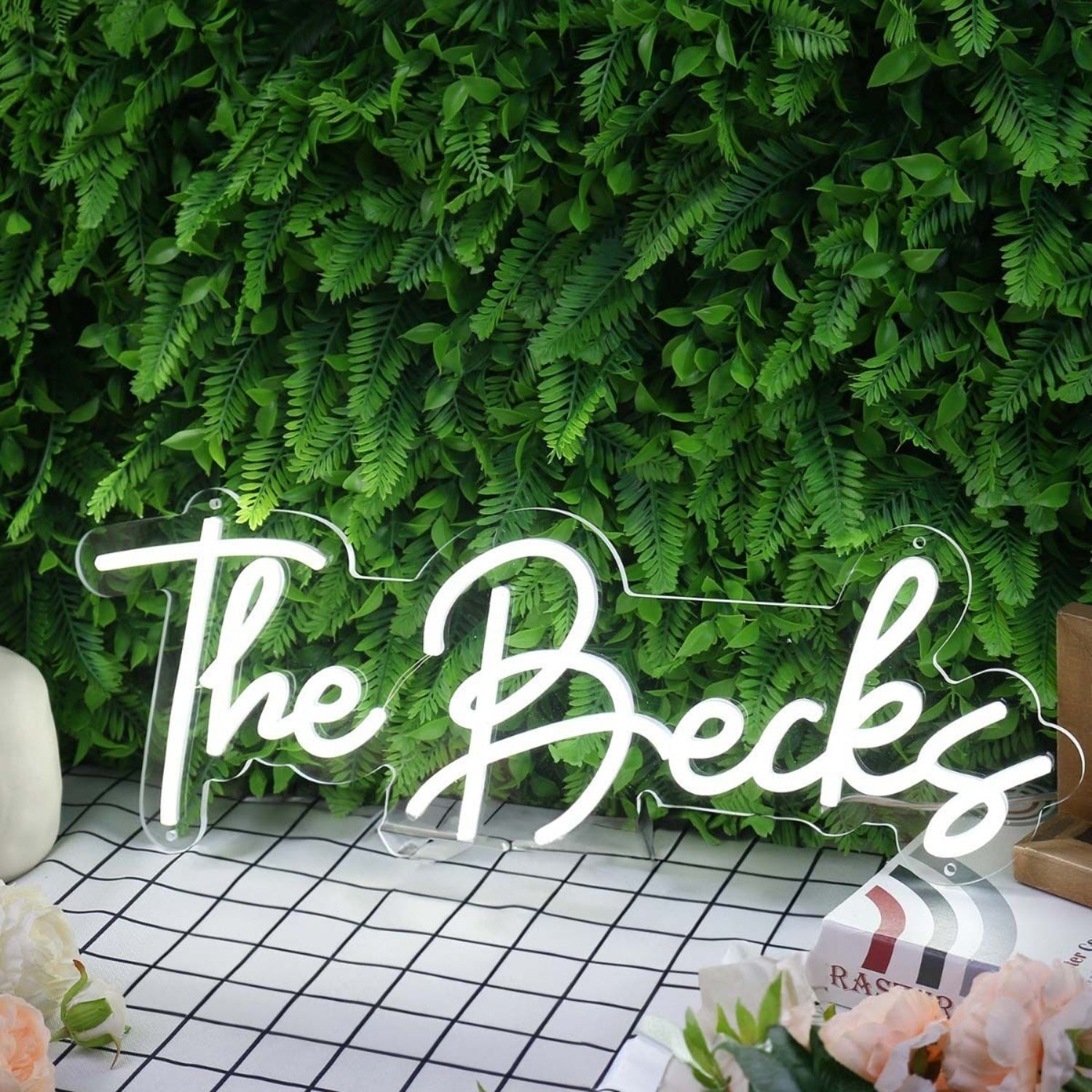 The Becks White Led Neon Sign - Shineneon