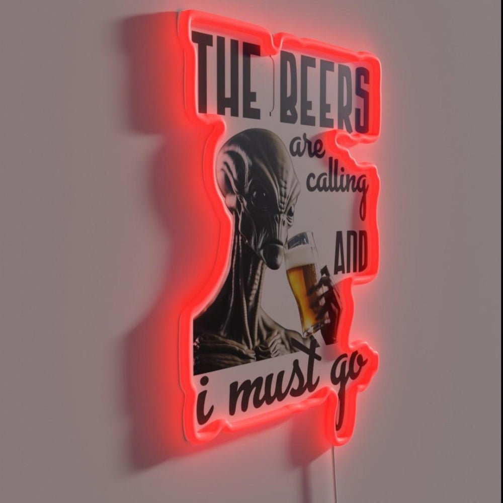 The Beers Are Calling Rgb Led Neon Sign - Shineneon