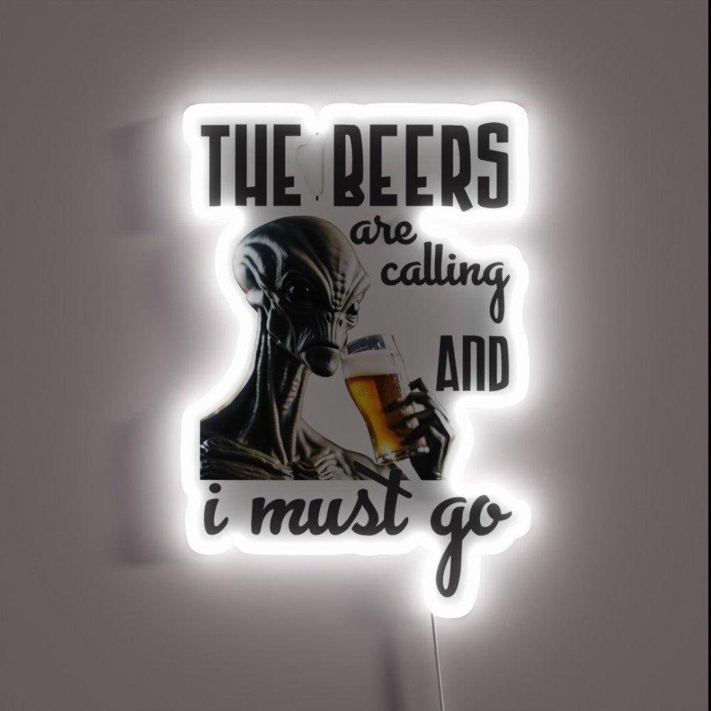 The Beers Are Calling Rgb Led Neon Sign - Shineneon