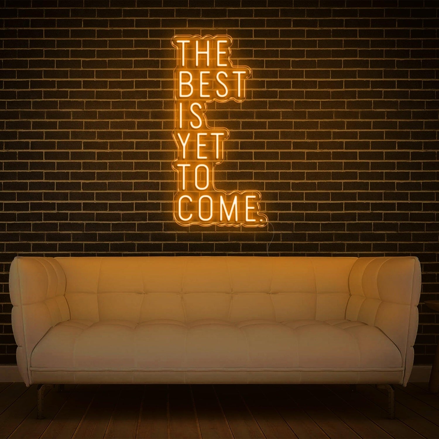 The Best Is Yet To Come Turquoise-White Led Neon Sign For Home Studio Cafe Decor | Shineneon