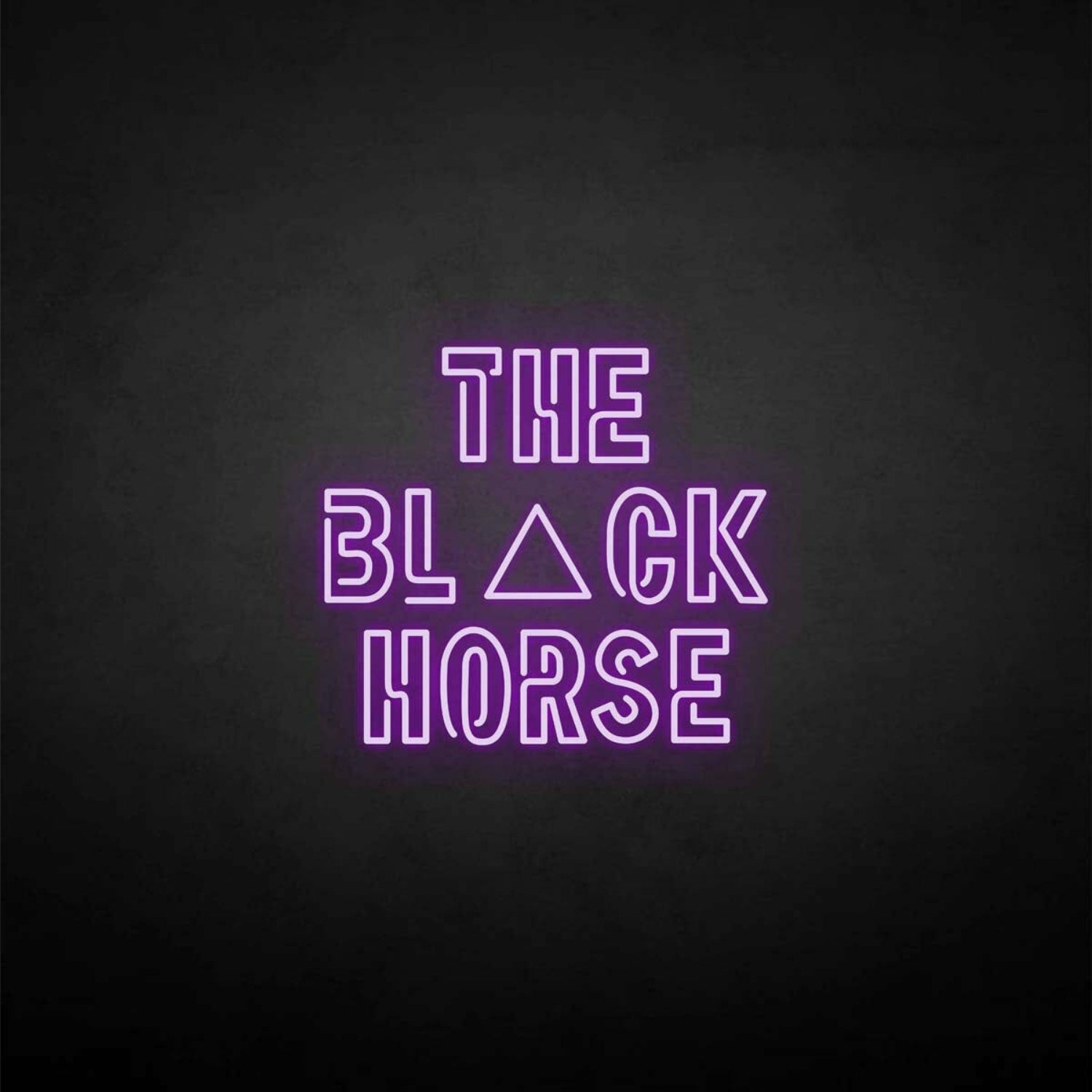 The Black Horse Neon Sign | Shineneon