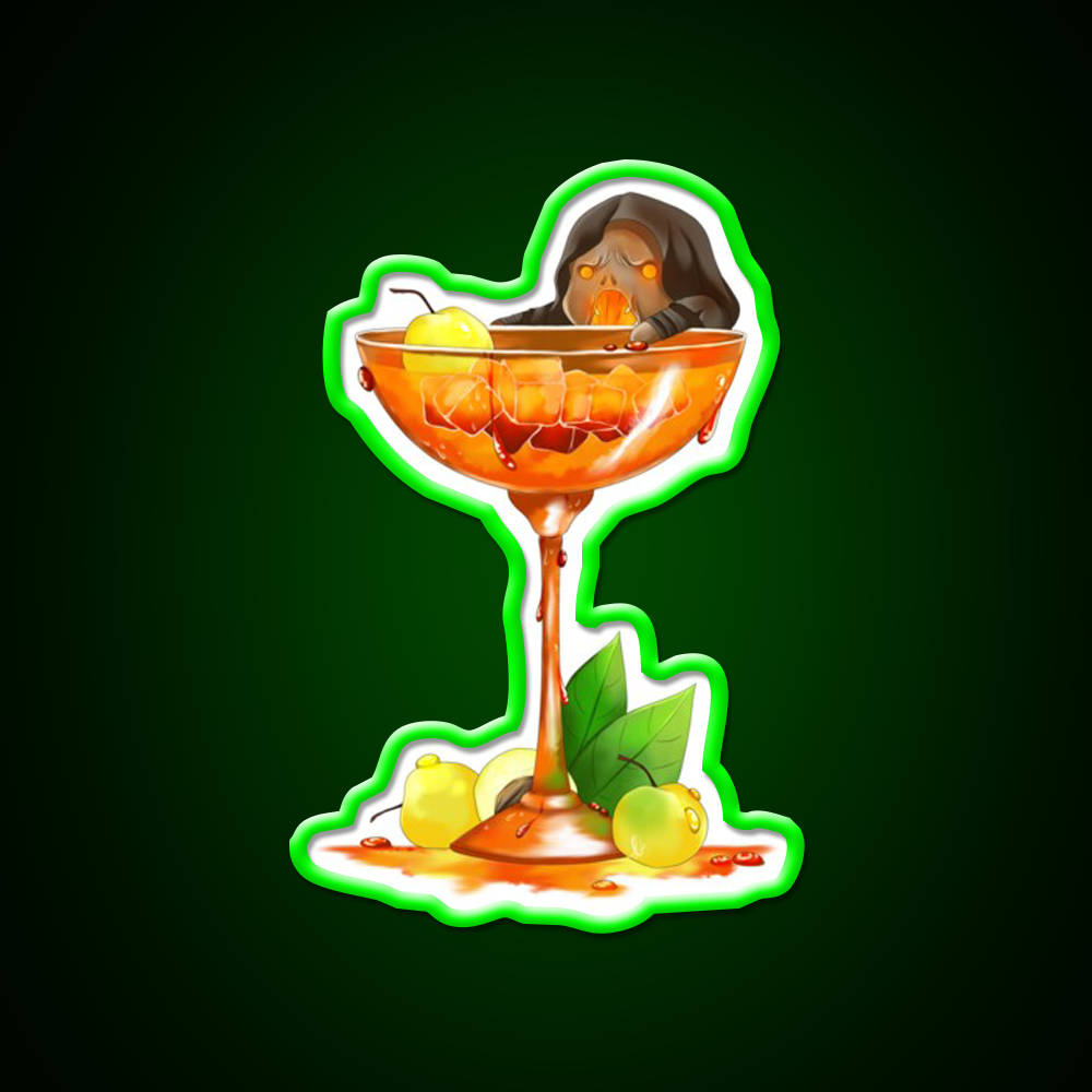 The Blights Shiny Plum Cocktail Bar Decor Led Neon Sign Rgb Color - LED neon sign view 8