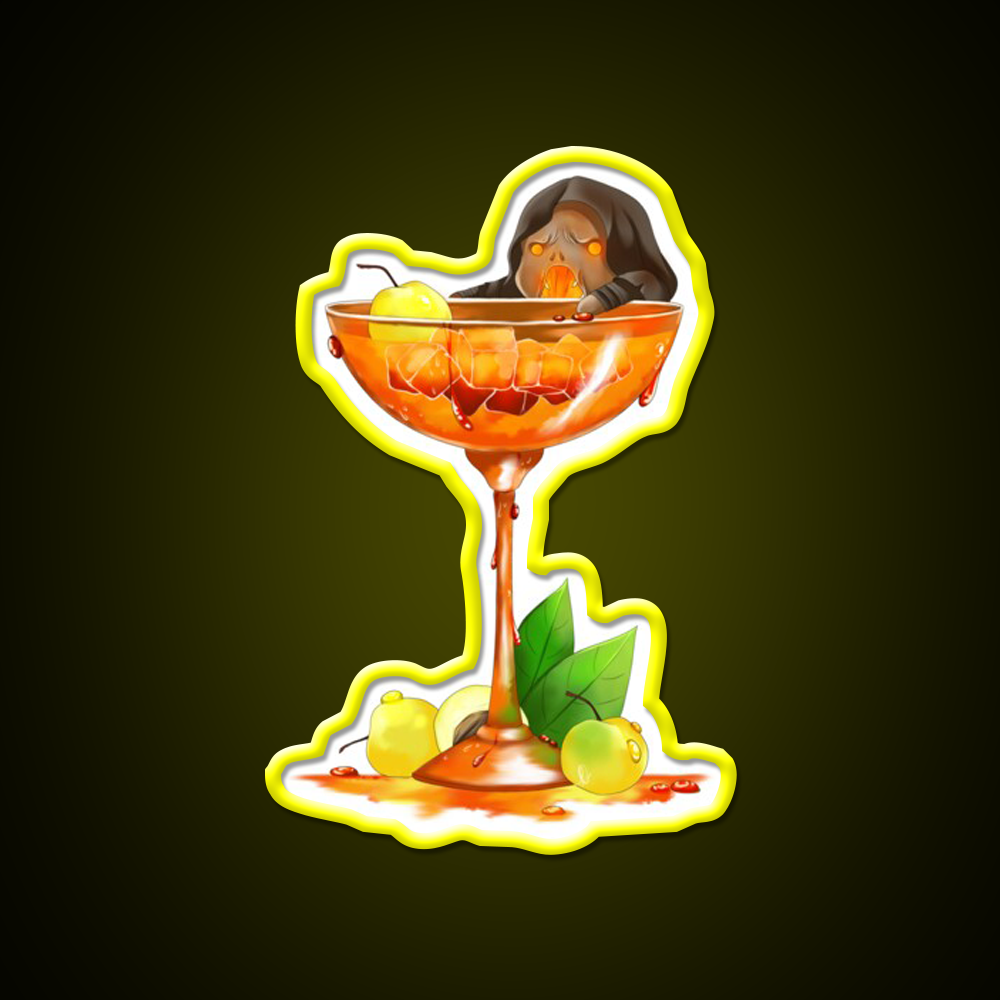 The Blights Shiny Plum Cocktail Bar Decor Led Neon Sign Rgb Color - LED neon sign view 7
