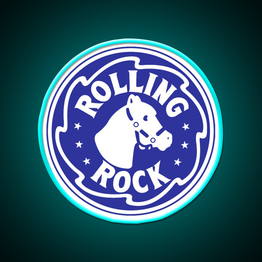 The Blue Rock Whiskey Drink Bar Led Neon Sign Rgb Color