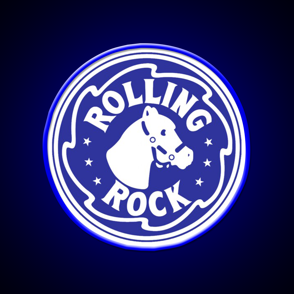 The Blue Rock Whiskey Drink Bar Led Neon Sign Rgb Color