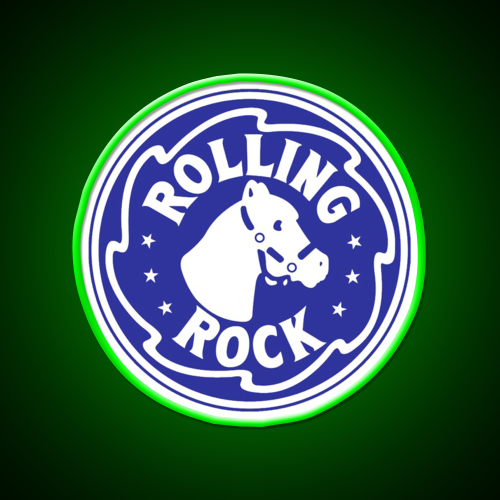 The Blue Rock Whiskey Drink Bar Led Neon Sign Rgb Color