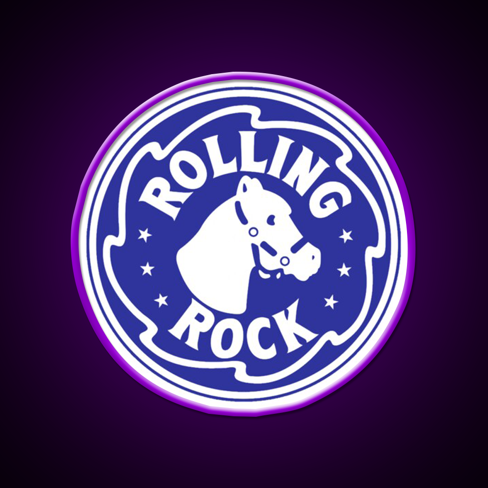 The Blue Rock Whiskey Drink Bar Led Neon Sign Rgb Color