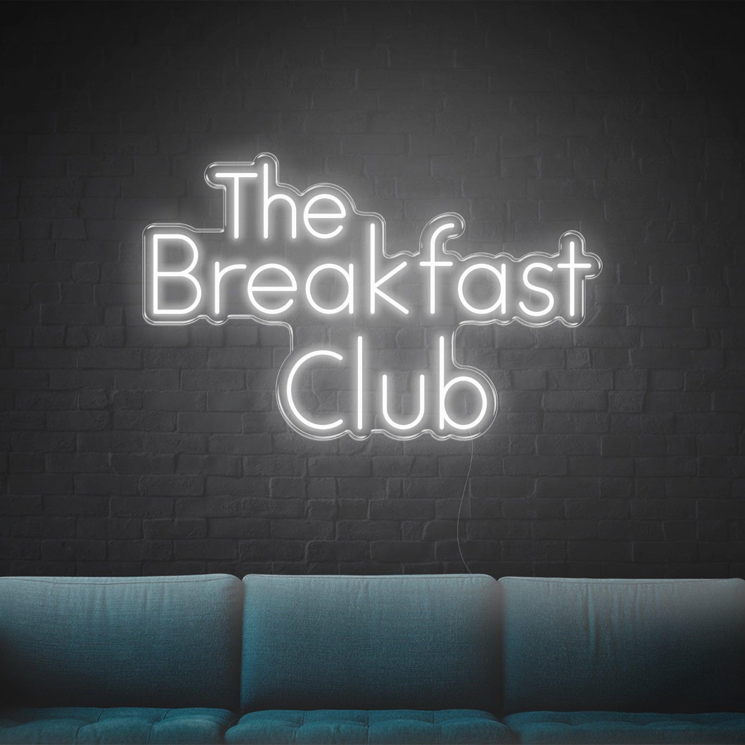 The Breakfast Club Light Blue Led Neon Sign For Cafe Restaurant Indoor Decor | Shineneon