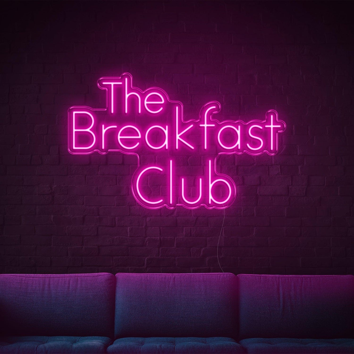 The Breakfast Club Light Blue Led Neon Sign For Cafe Restaurant Indoor Decor | Shineneon