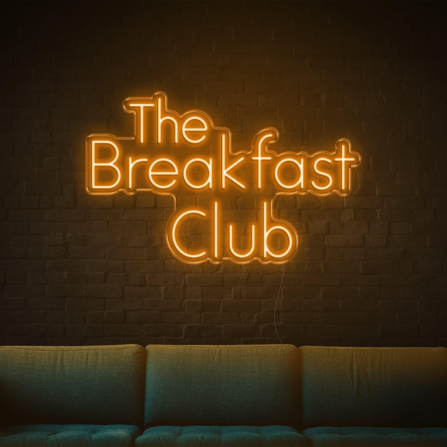 The Breakfast Club Light Blue Led Neon Sign For Cafe Restaurant Indoor Decor | Shineneon