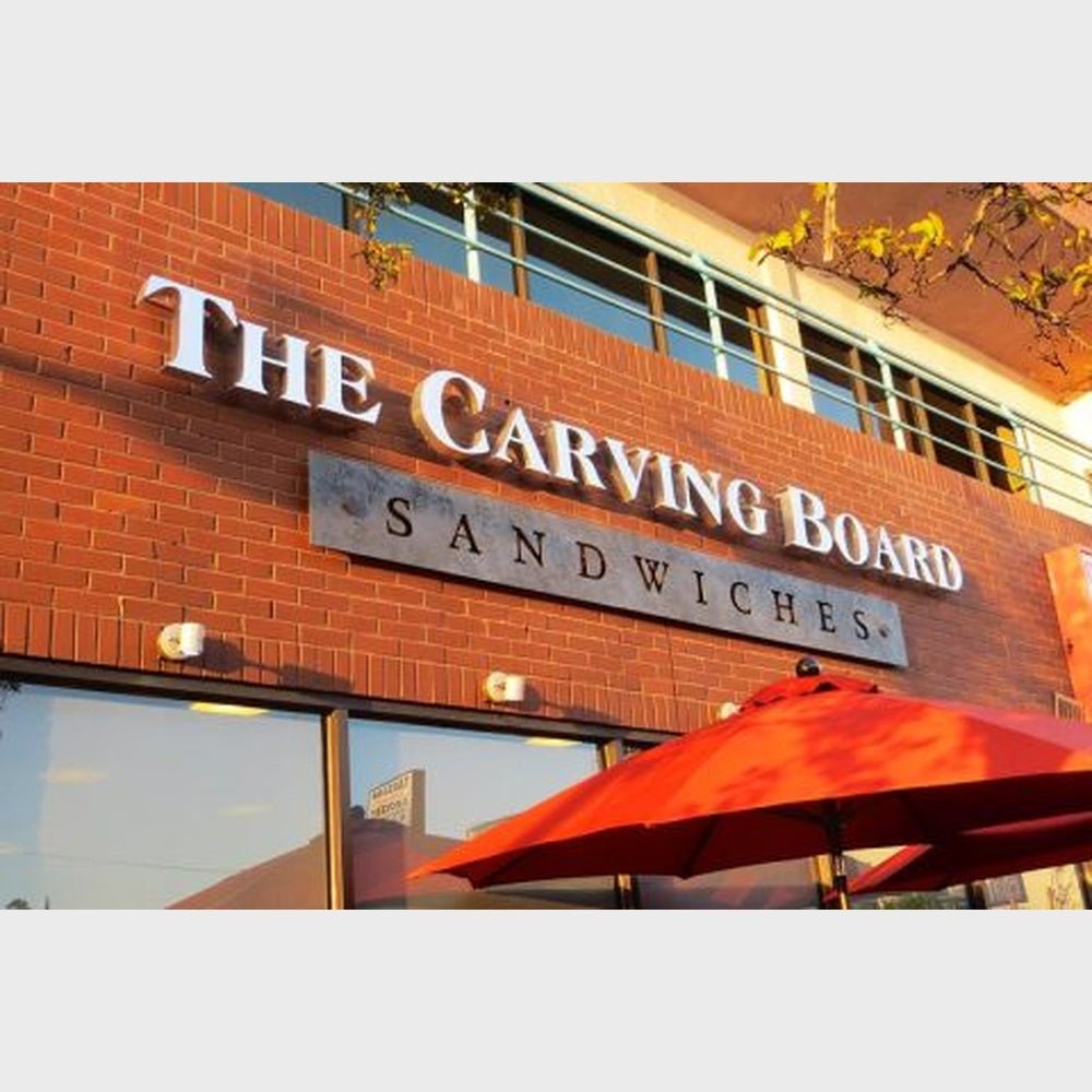 The Carving Board 3D Frontlit Channel Letters Led Light Sign - Shineneon