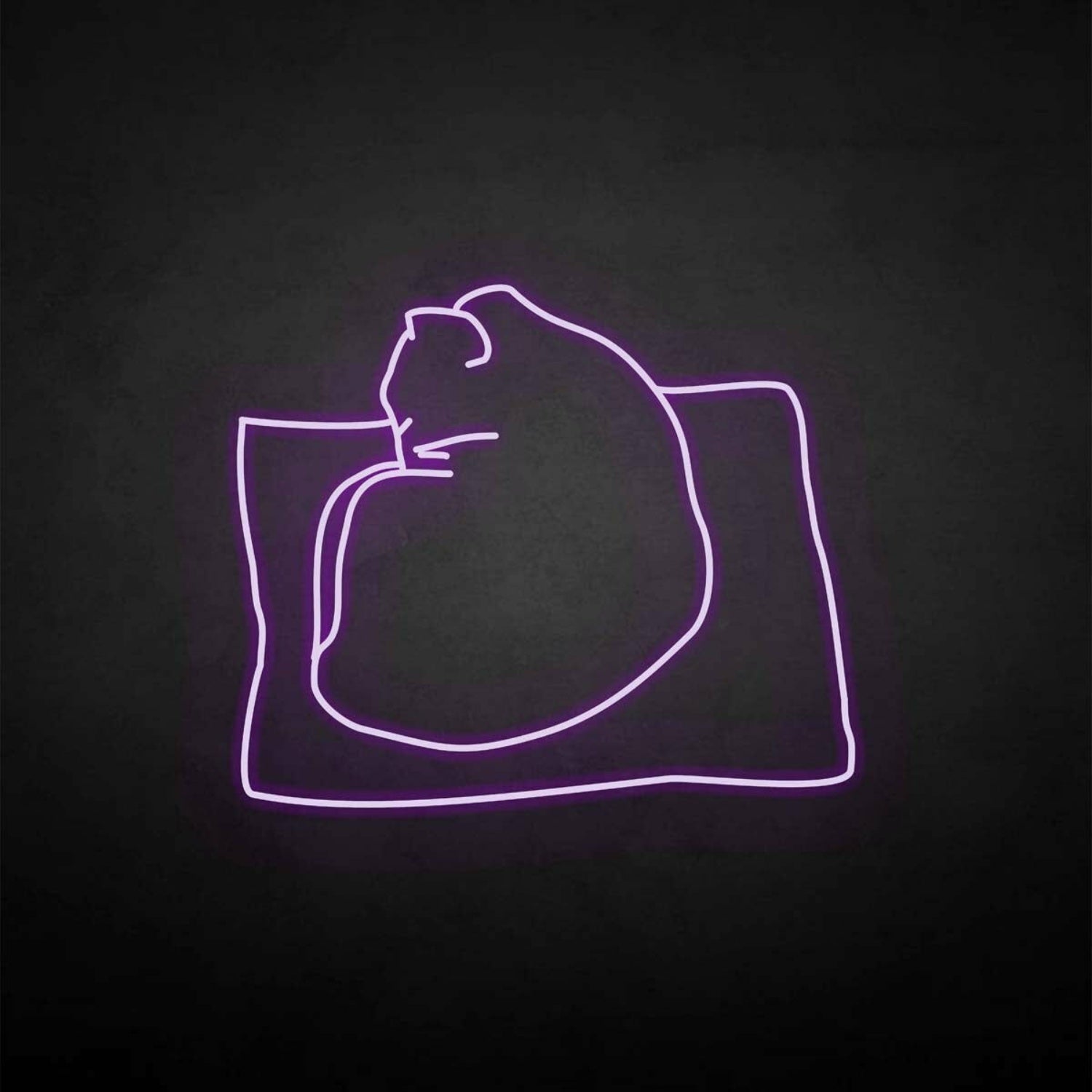 The Cat On The Pillow Led Neon Sign - Shineneon
