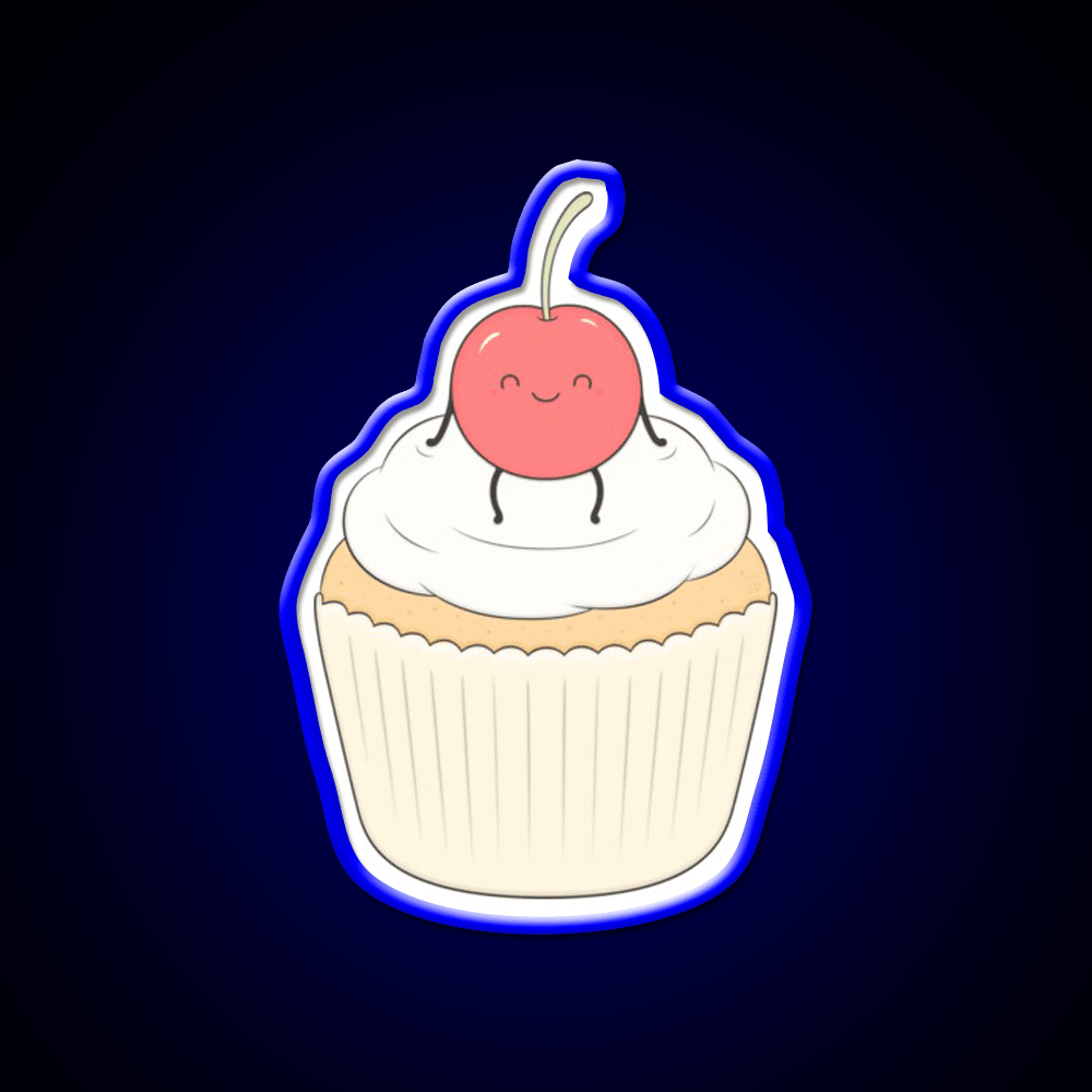 The Cherry On The Cake Snack Food Led Neon Sign Rgb Color - Shineneon