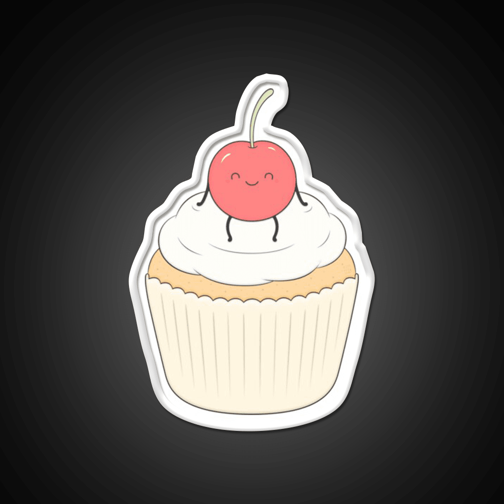 The Cherry On The Cake Snack Food Led Neon Sign Rgb Color - Shineneon