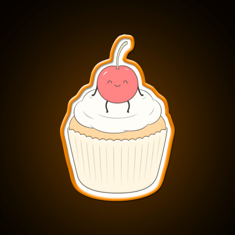 The Cherry On The Cake Snack Food Led Neon Sign Rgb Color - Shineneon