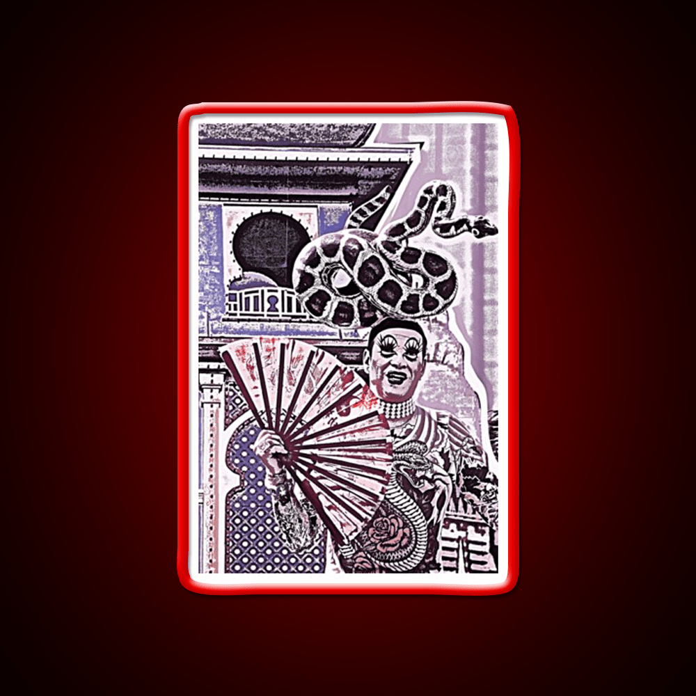 The Chinatown Clown Asian Cultural Led Neon Sign Rgb Color - Shineneon
