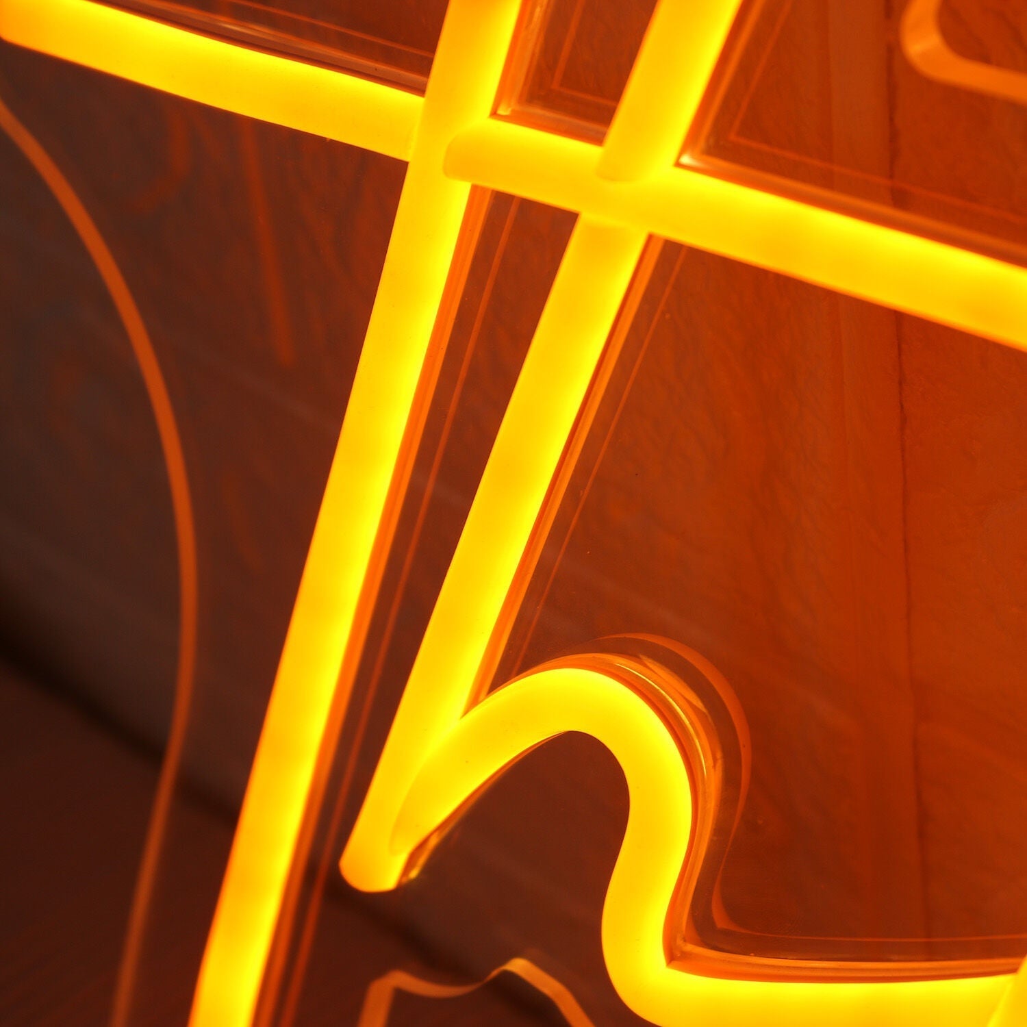 The Clines Orange Led Neon Sign - Shineneon